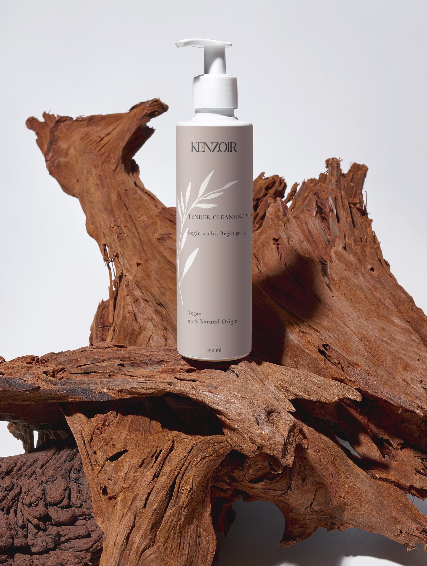 Reinigingsmelk verpakking — vegan cleanser Kenzoir 40+