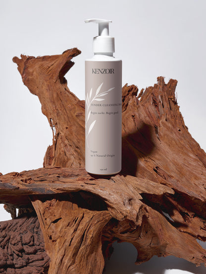 Reinigingsmelk verpakking — vegan cleanser Kenzoir 40+