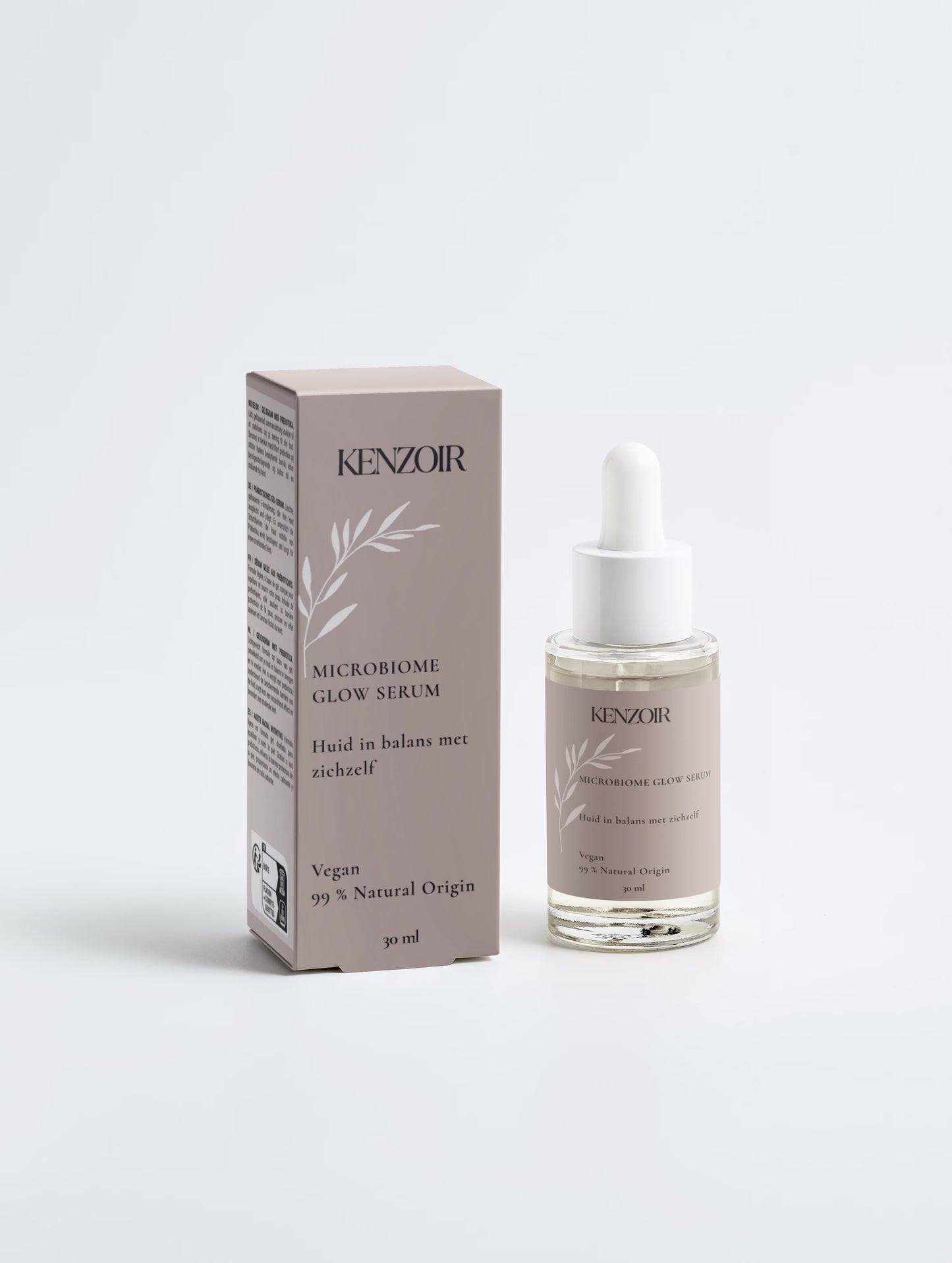 Kenzoir Microbiome Glow Serum 30ml — prebiotisch serum voor gevoelige huid
